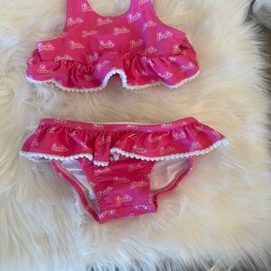 Posh Peanut Barbie 2 pc Bathingsuit Pink Size 12-18 mo